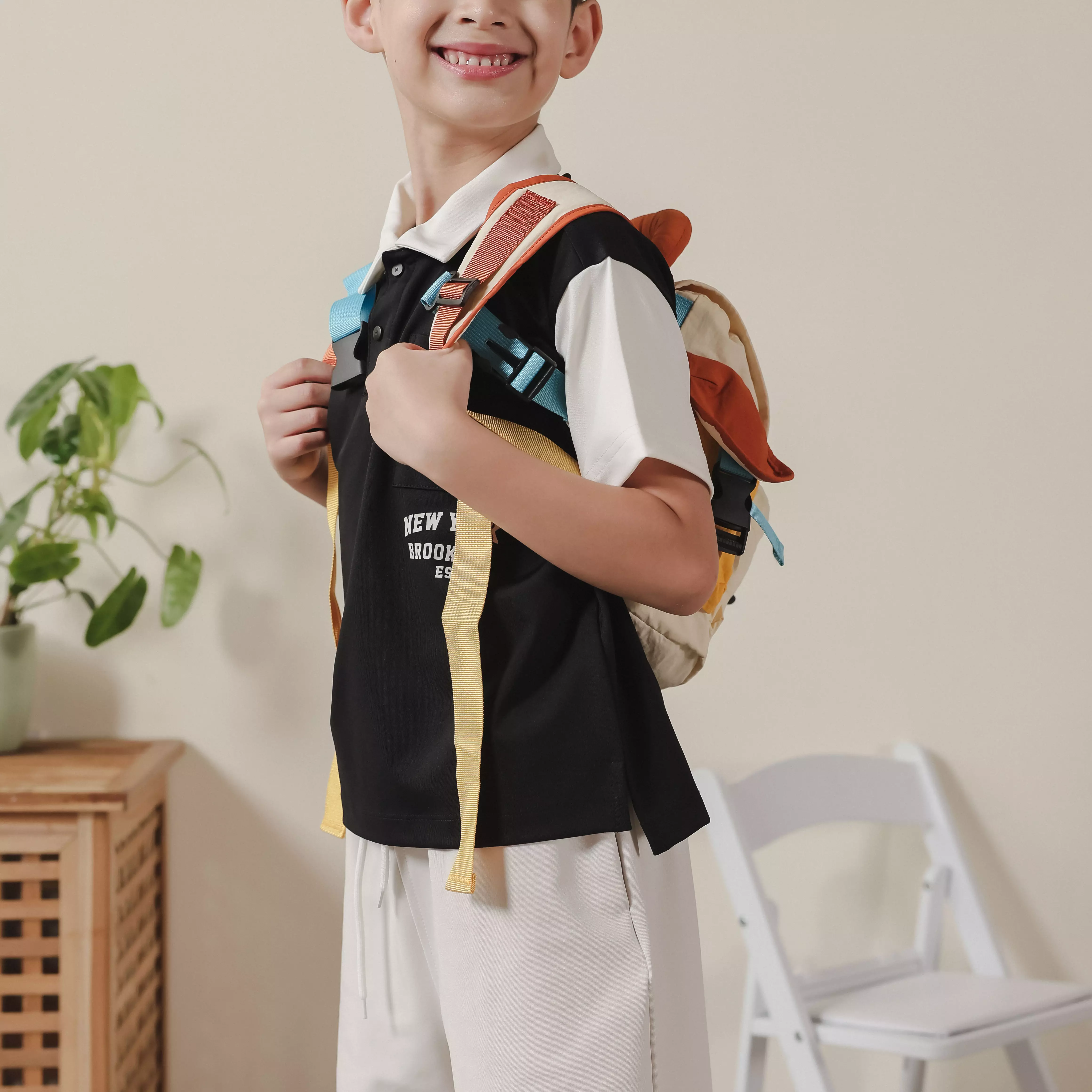 Pito Dito Boy Shirko Polo Shirt Pendek Anak Hitam