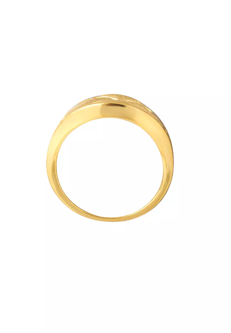 TOMEI Blossom Ring, Yellow Gold 916