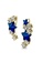 Her Jewellery gold Starry Hook Earrings (Blue, Yellow Gold) - Made with premium grade crystals from Austria 1CD27AC89CF95DGS_3