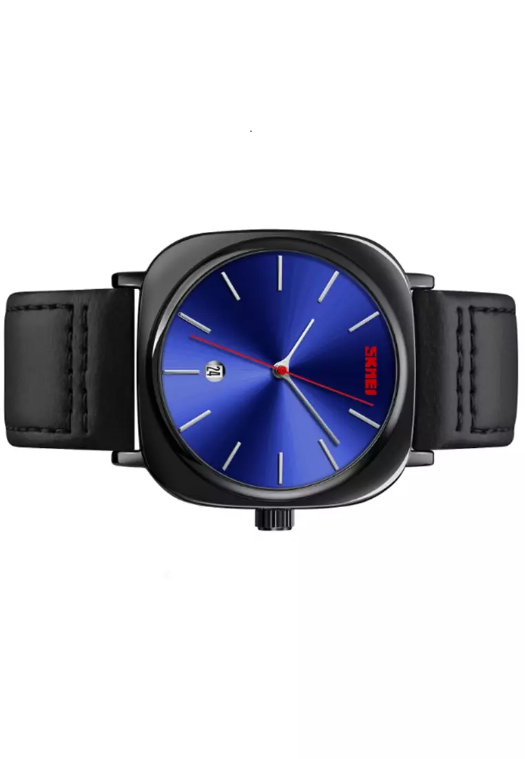 Jam Tangan Analog Pria Waterproof Strap Tali Material Leather BY90 ORIGINAL