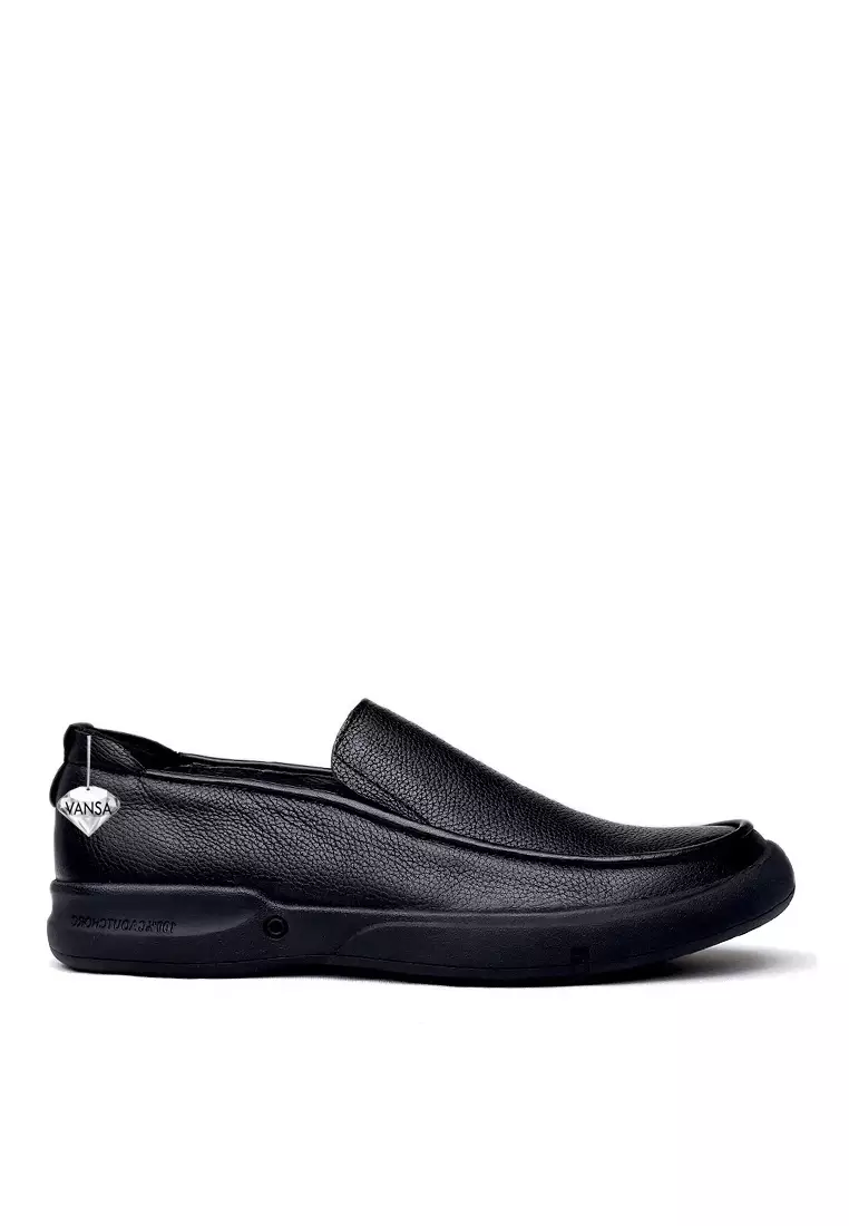Discount on Twenty Eight Shoes  shoes - SKU: VANSA Top Layer Cowhide Business Slip-on Loafer VSM-C-8523