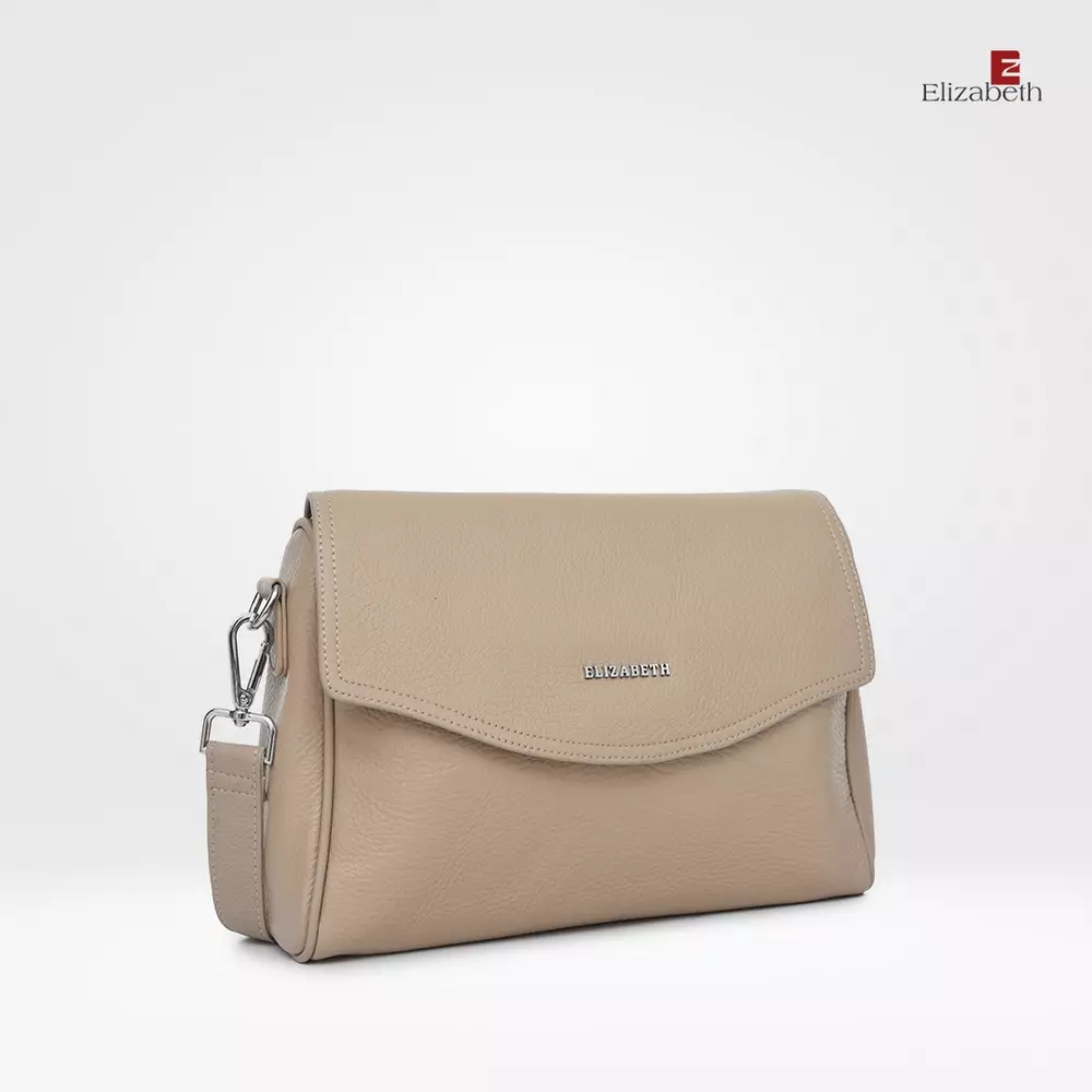 Tas Elizabeth Genuine Leather Sling Bag 0720-0492 Khaki