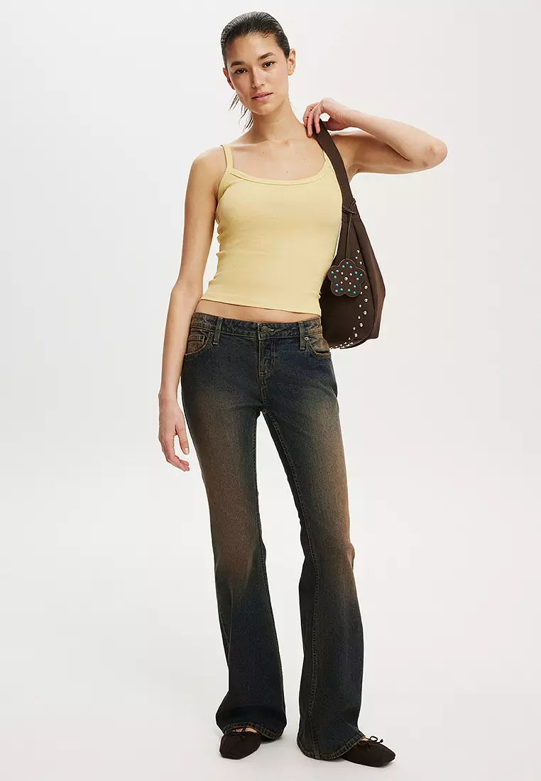 Goldie Rib Scoop Cami Top