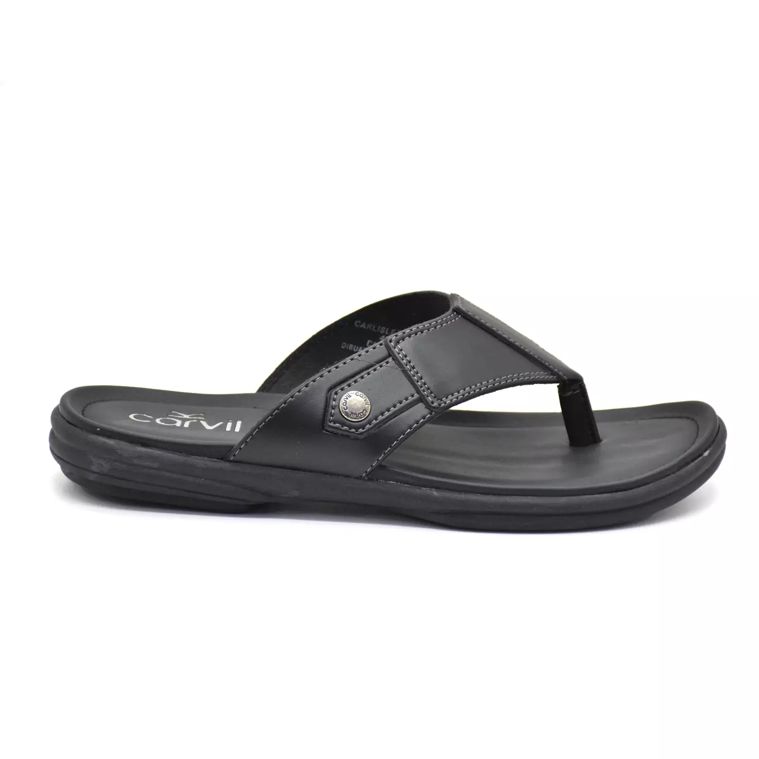Carvil Sandal Pria Carlisle-01 M Black