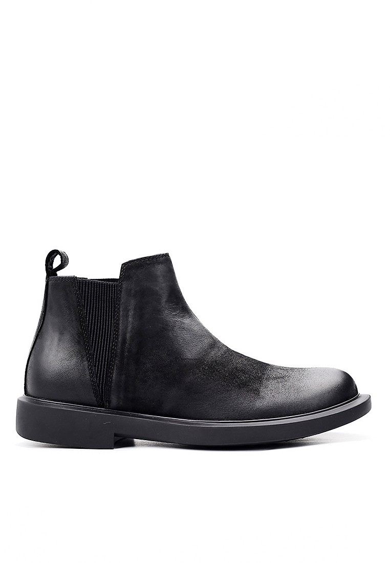 VANSA Vintage Top Layer Cowhide Chelsea Boots VSM-B8191