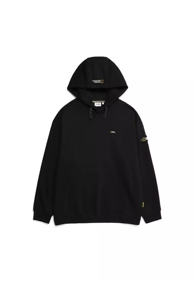 National Geographic Unisex Kangaroo Pocket Semi Overfit