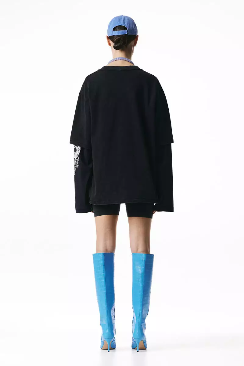 Jersey biker shorts