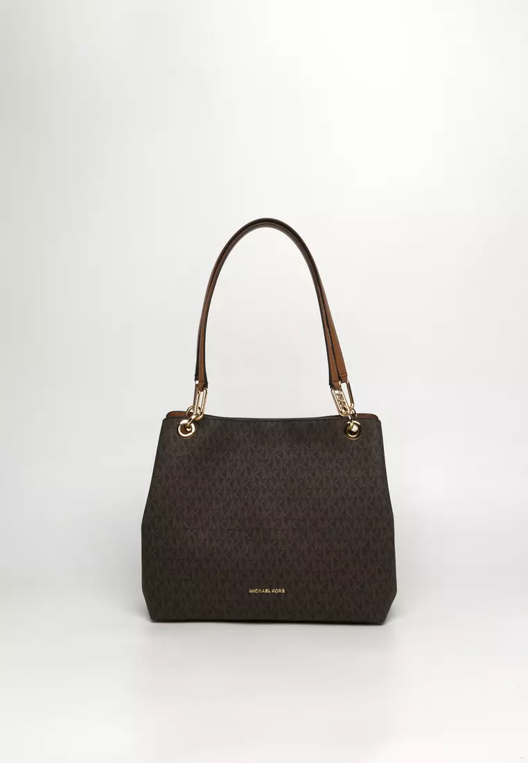 Michael kors coated canvas tote