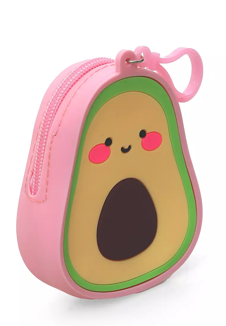 Chloe Dompet Jelly Anak Unisex Coin Purse Uniqe Design Material Silicone ORIGINAL - Baby Pink