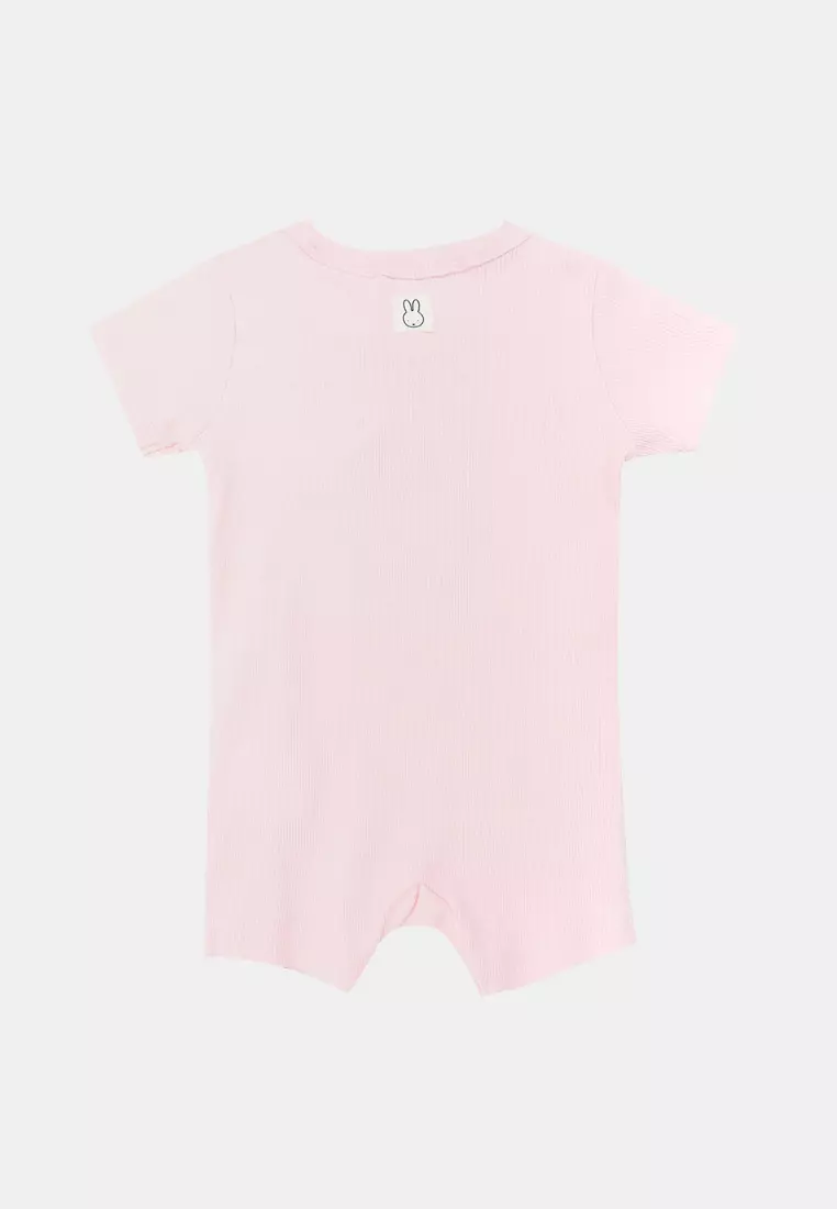 The Short Sleeves Licensed Zip Romper