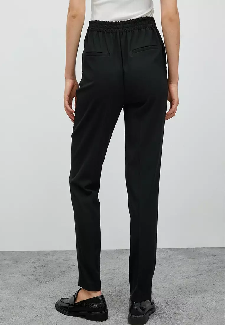 High Waist Button Pants