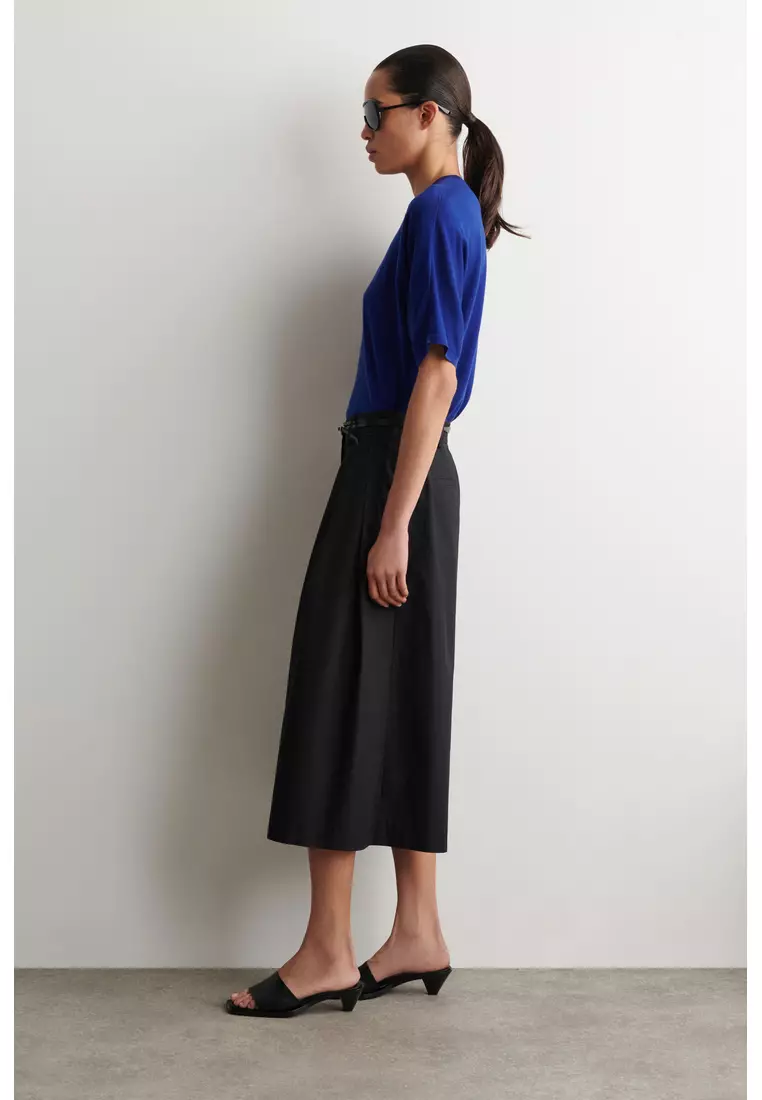 KNITTED MERINO WOOL T-SHIRT