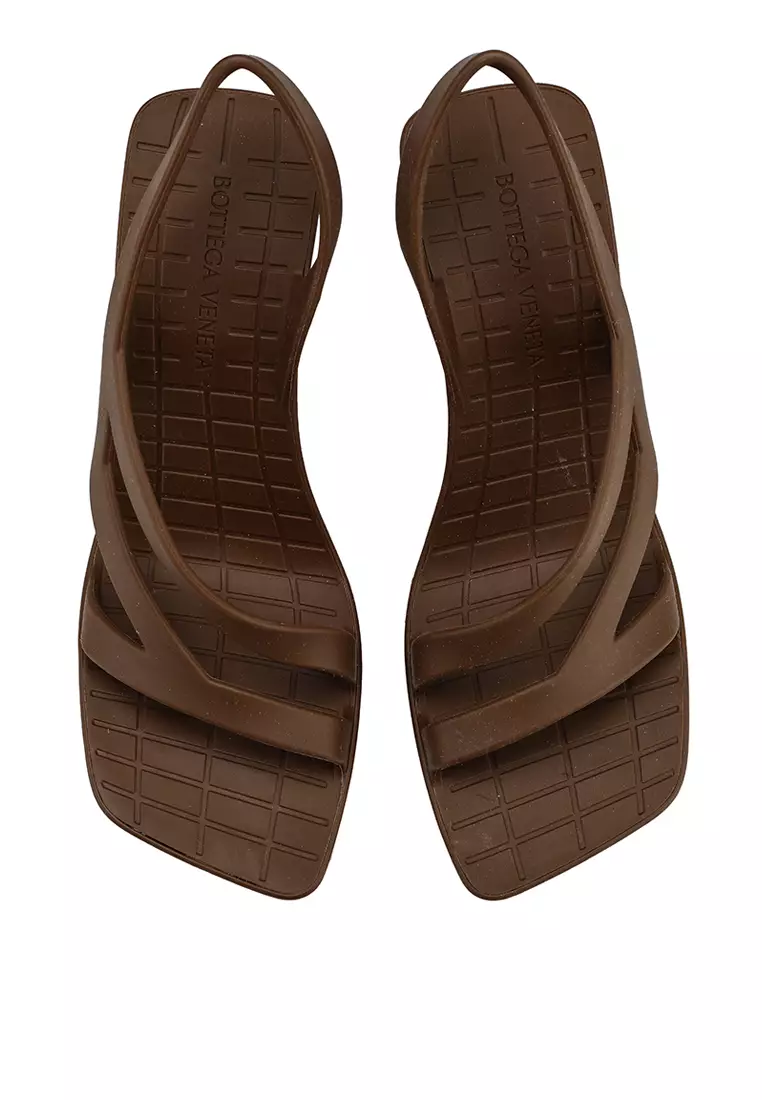 Buy Bottega Veneta Jimbo Rubber Heel Sandals (tr) 2025