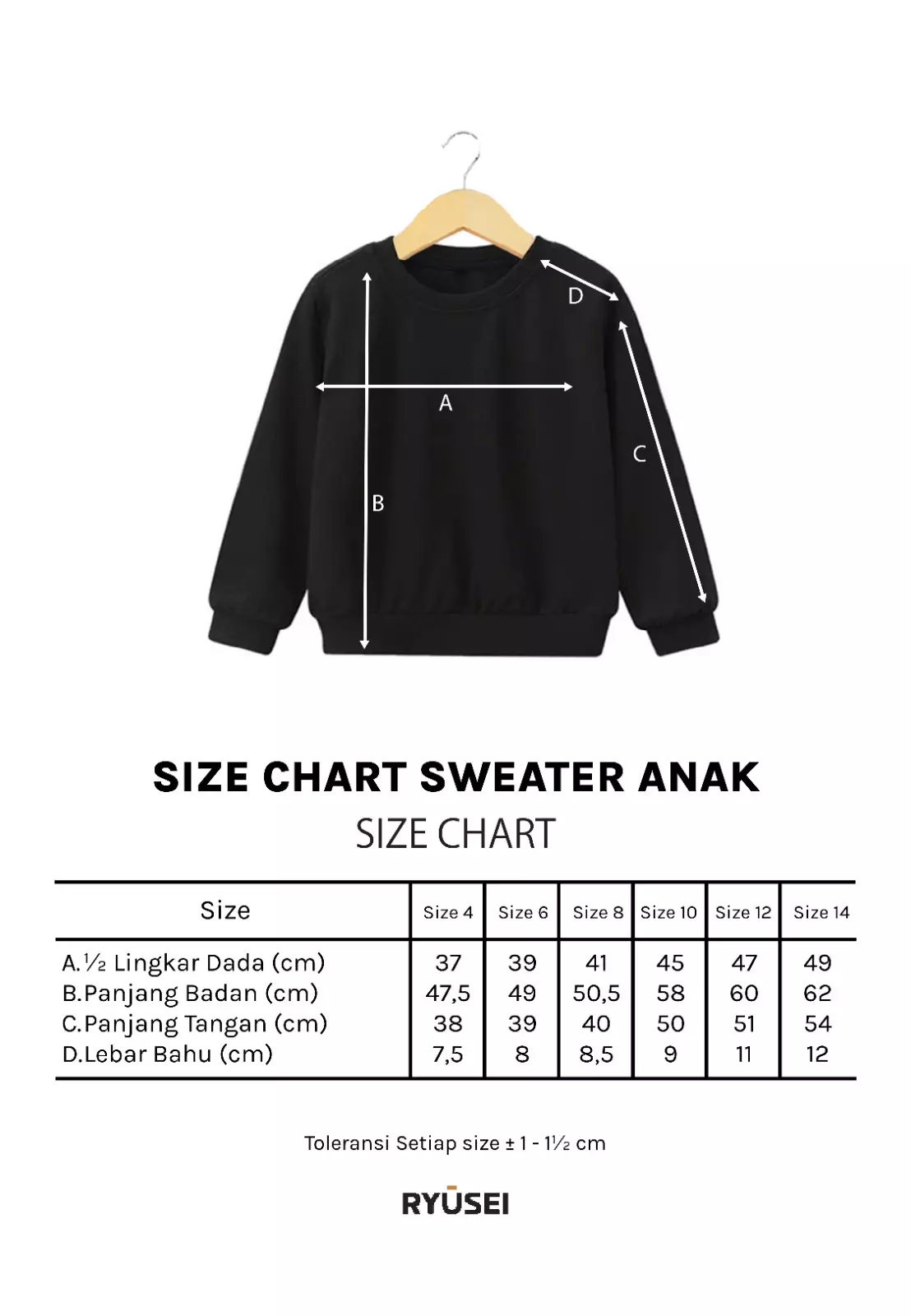 Ryusei Sweater Anak Yashito White