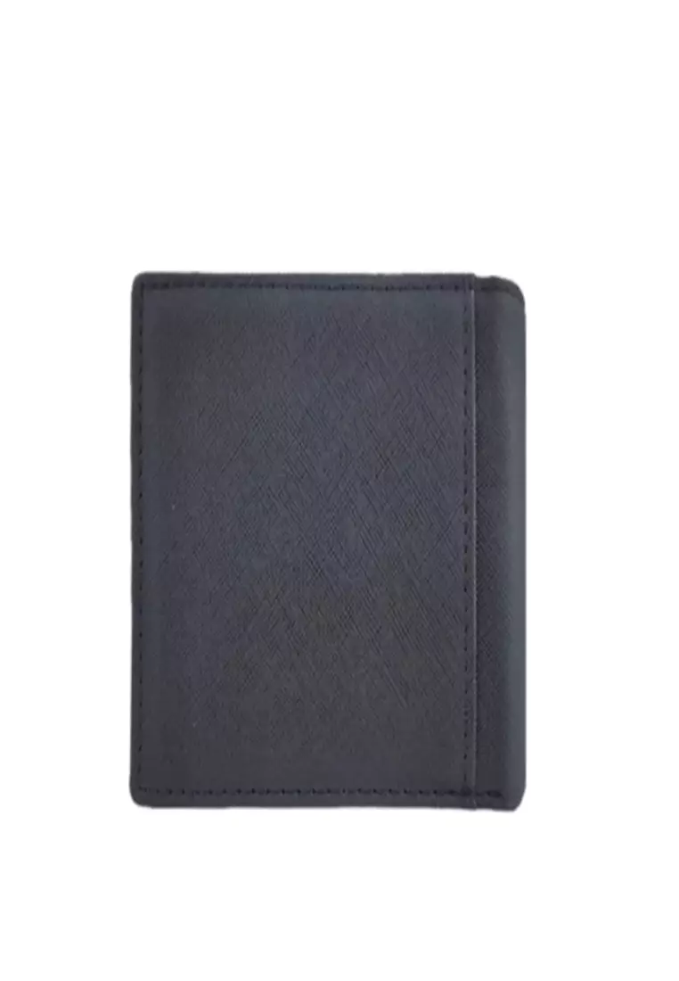 Grandir Dompet Lipat Pria Dompet Pendek Kulit PU Men Short Wallet 0911422502BLA