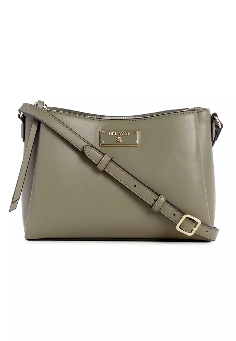 Buy Nine West Leonel 3 Compartment Crossbody Faded Army 2025 Online ...