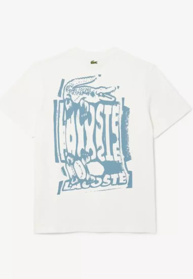 Buy Lacoste Cotton Jersey Graphic T-shirt 2026 Online | ZALORA