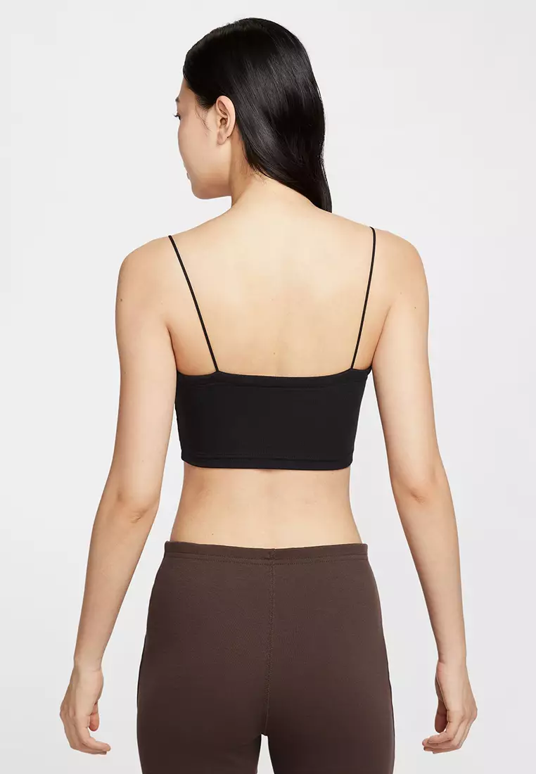 Sportswear Chill Knit Tight Cropped Mini-Rib 2-in-1 Top