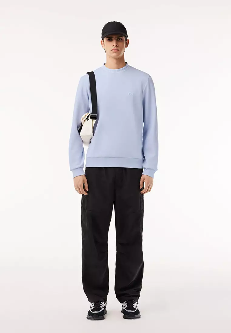 Logo Jacquard Collar Double Face Sweatshirt
