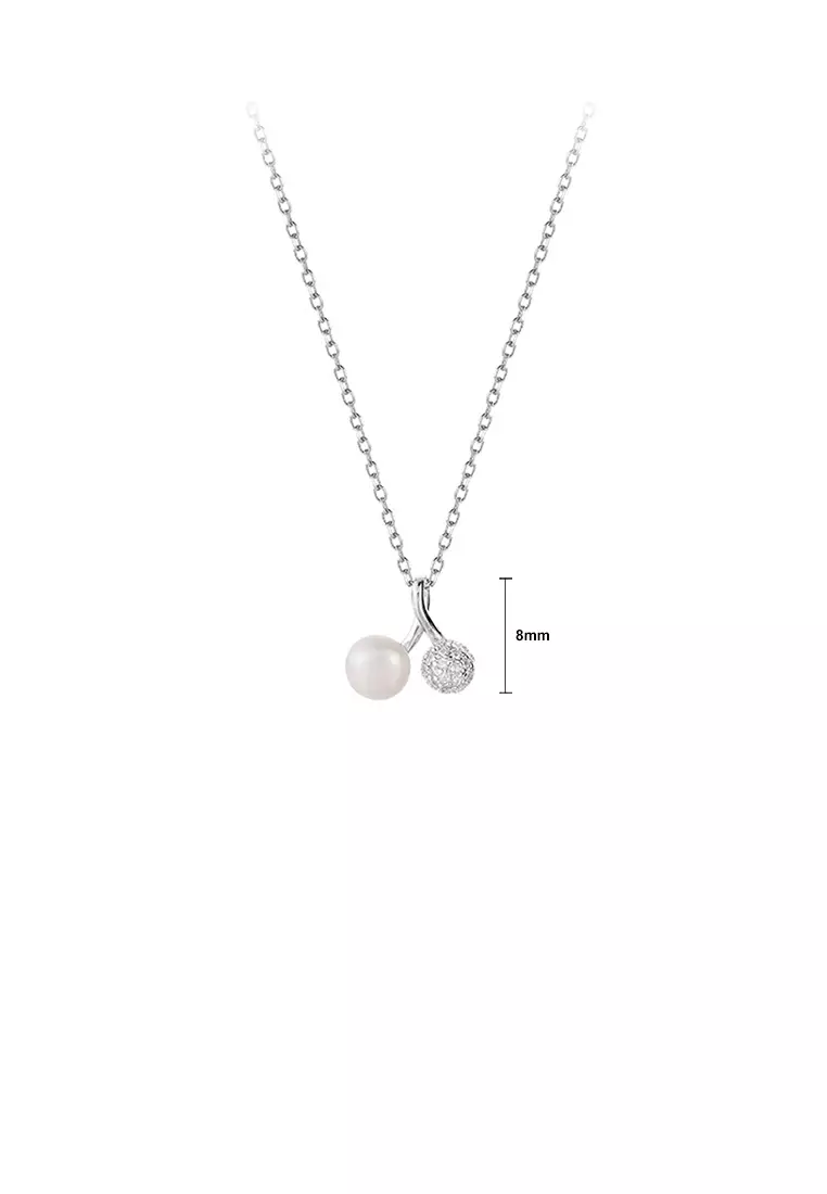 Buy SOEOES 925 Sterling Silver Sweet Fashion Cherry Imitation