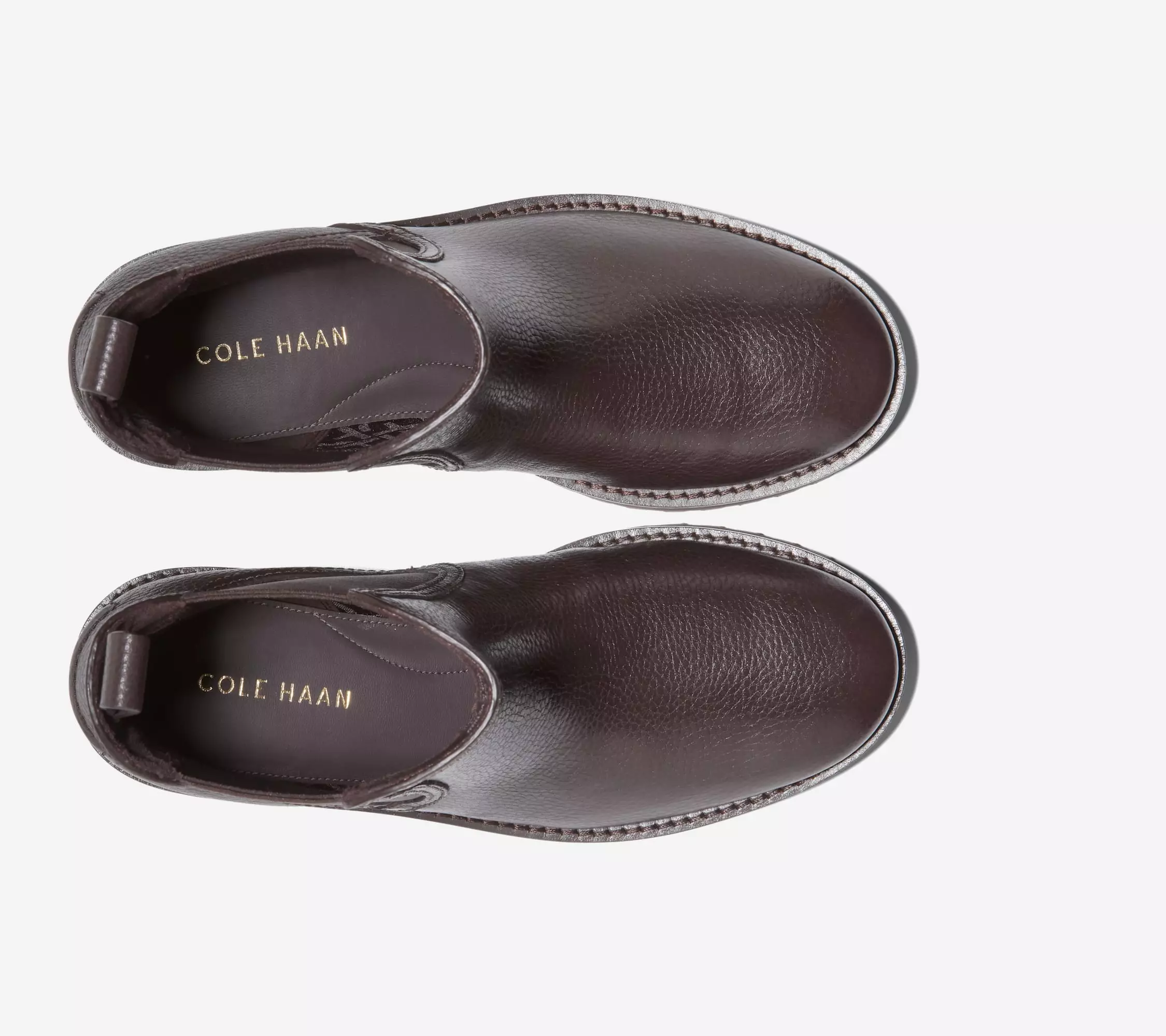 Cole Haan Women Lyndon Waterproof Chelsea Booties - Sepatu Wanita (Brown)