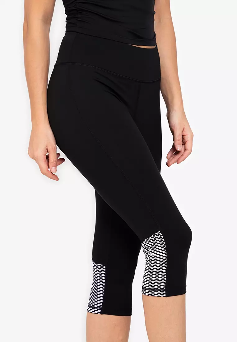 線上選購ZALORA ACTIVE 3/4 Calf Detail Leggings | ZALORA 台灣