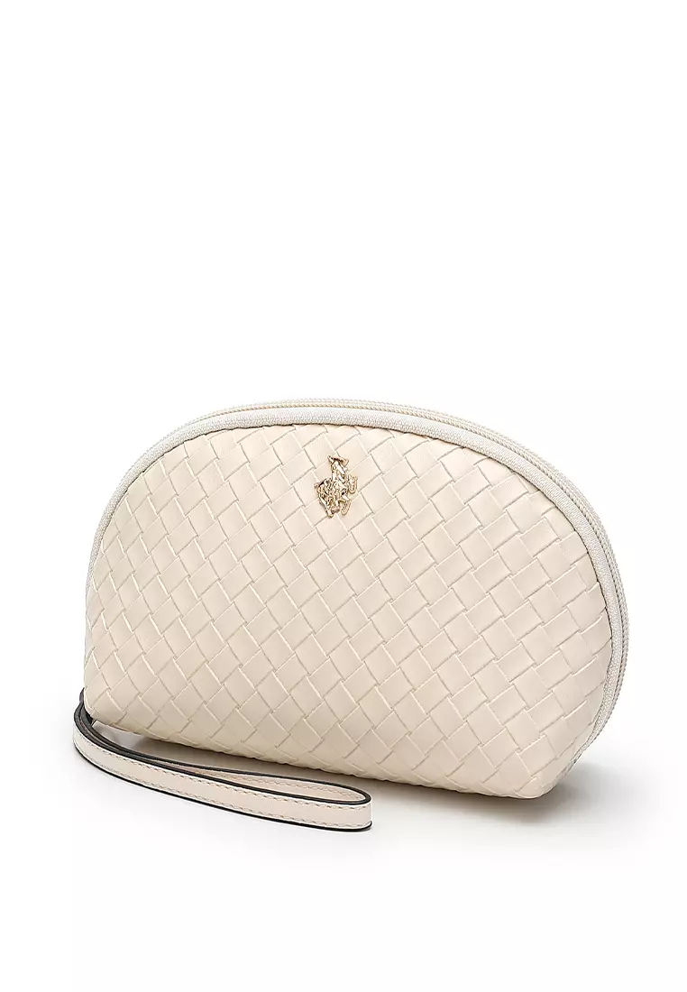 3-in-1 Women's Tote Bag + Backpack + Pouch - White