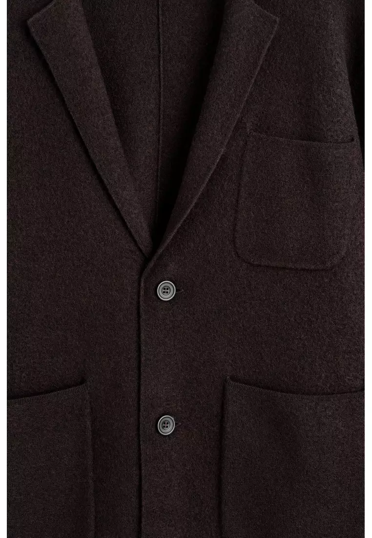 BOILED MERINO WOOL BLAZER