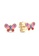 LAZO DIAMOND LAZO DIAMOND Little V.I.P Colourful Butterfly Earrings in 14k Yellow Gold 3CCAAAC1886FA8GS_2