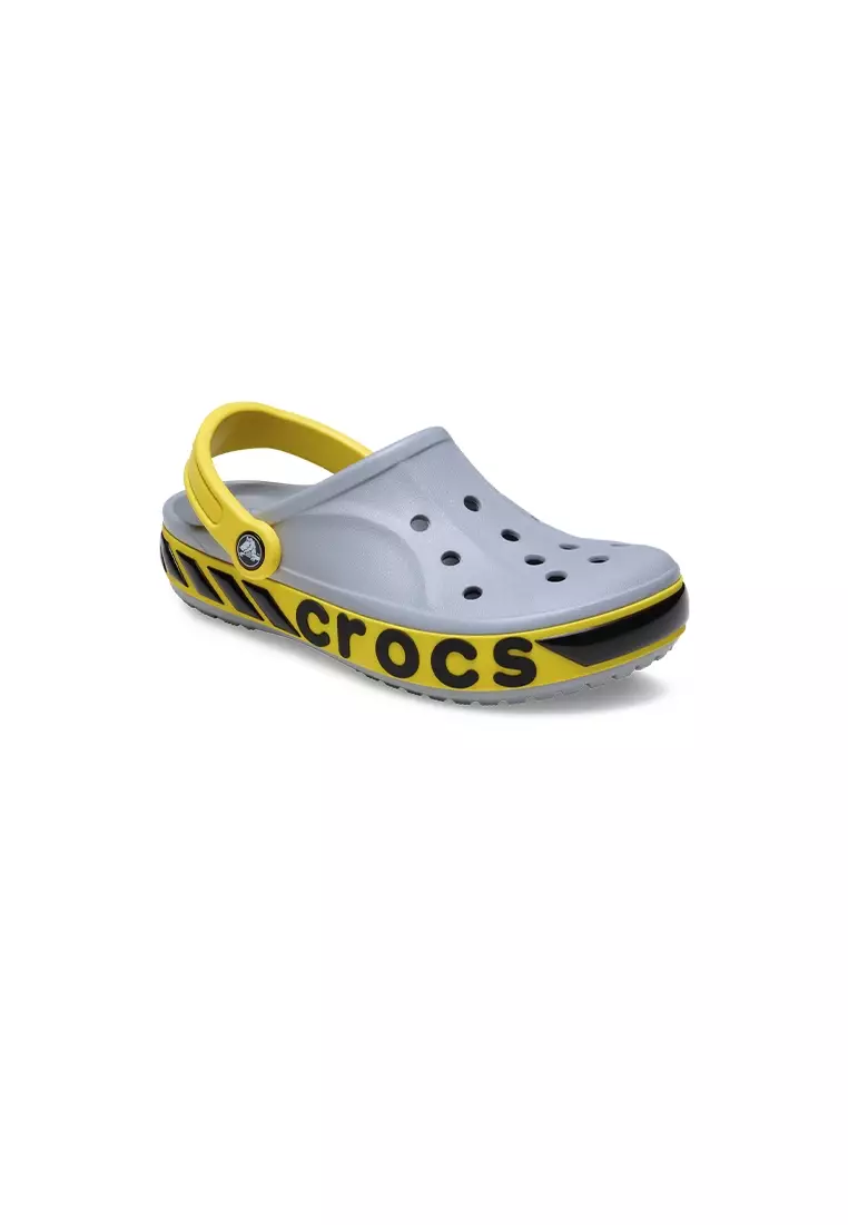 Discount on Crocs  shoes - SKU: Kids' Bayaband Racer Band Clog  in Light Grey