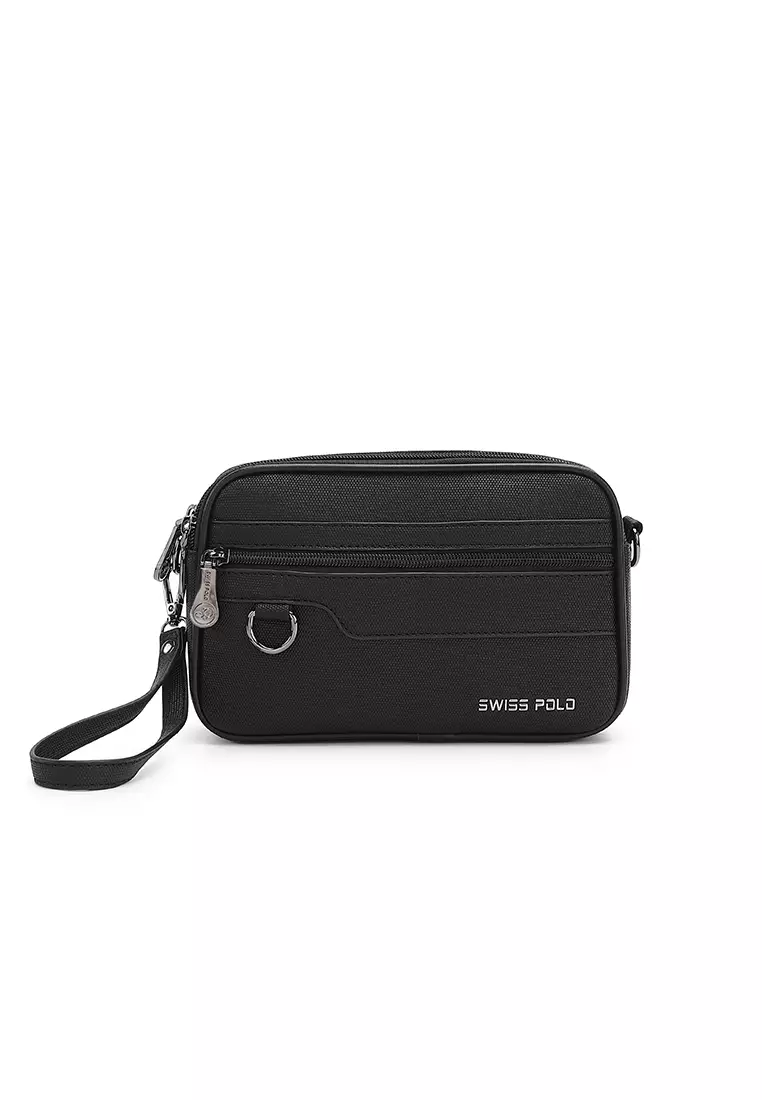Men's Sling Bag / Crossbody Bag (Tas Selempang Pria) - Hitam