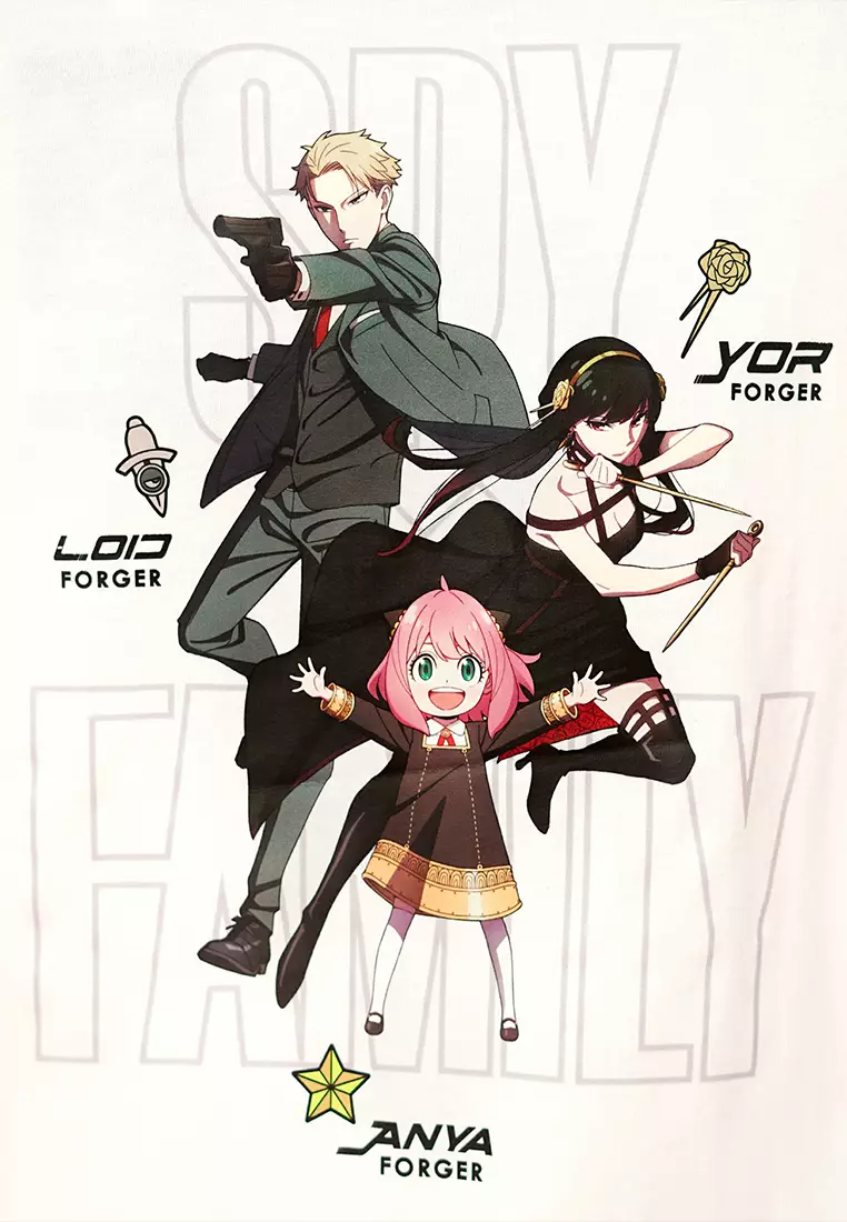 Cressida X SpyxFamily Kids Boy White T-Shirt - YB245P