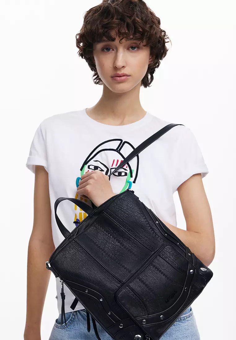 Medium Embroidered Backpack