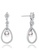 A.Excellence silver Premium Japan Akoya Sea Pearl  6.75-7.5mm Drop-Shaped Earrings 855CDACAC530A9GS_2