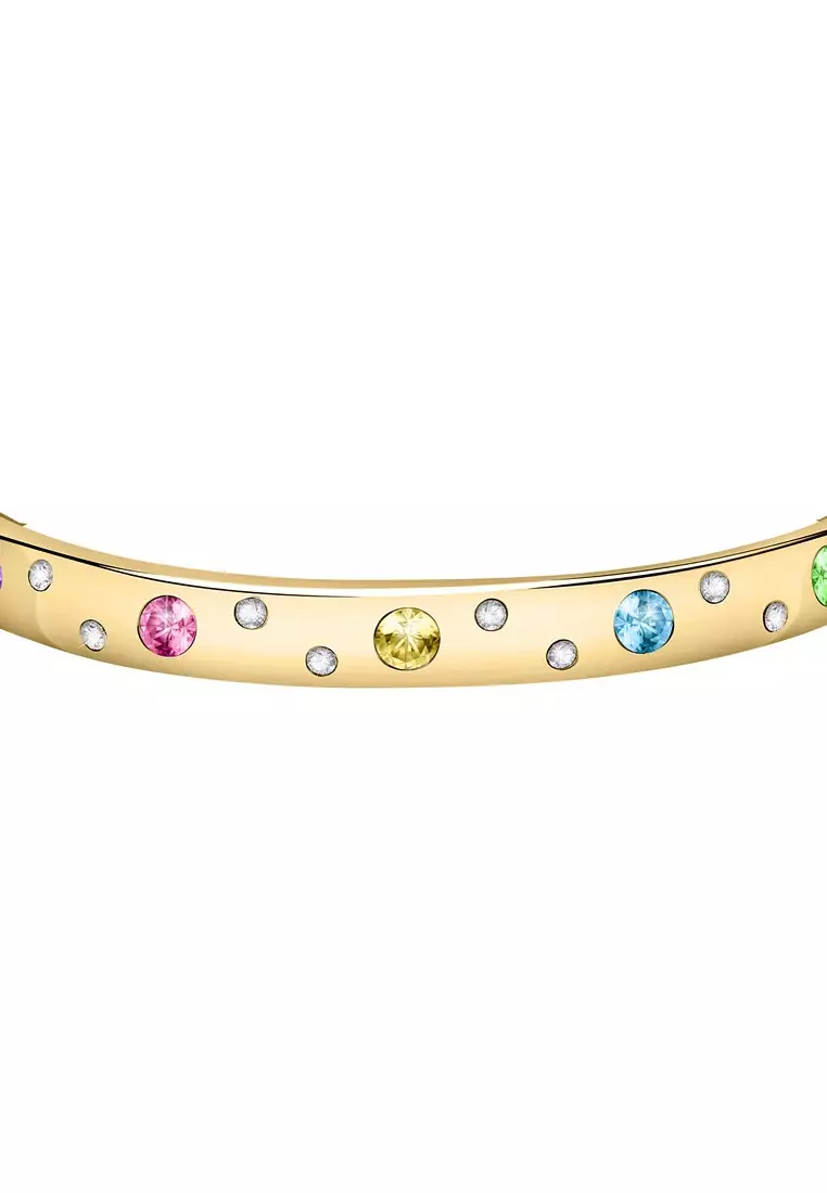 Morellato Poetica 60mm Women's Gold Stainless Steel Crystals Bracelets SAUZ03