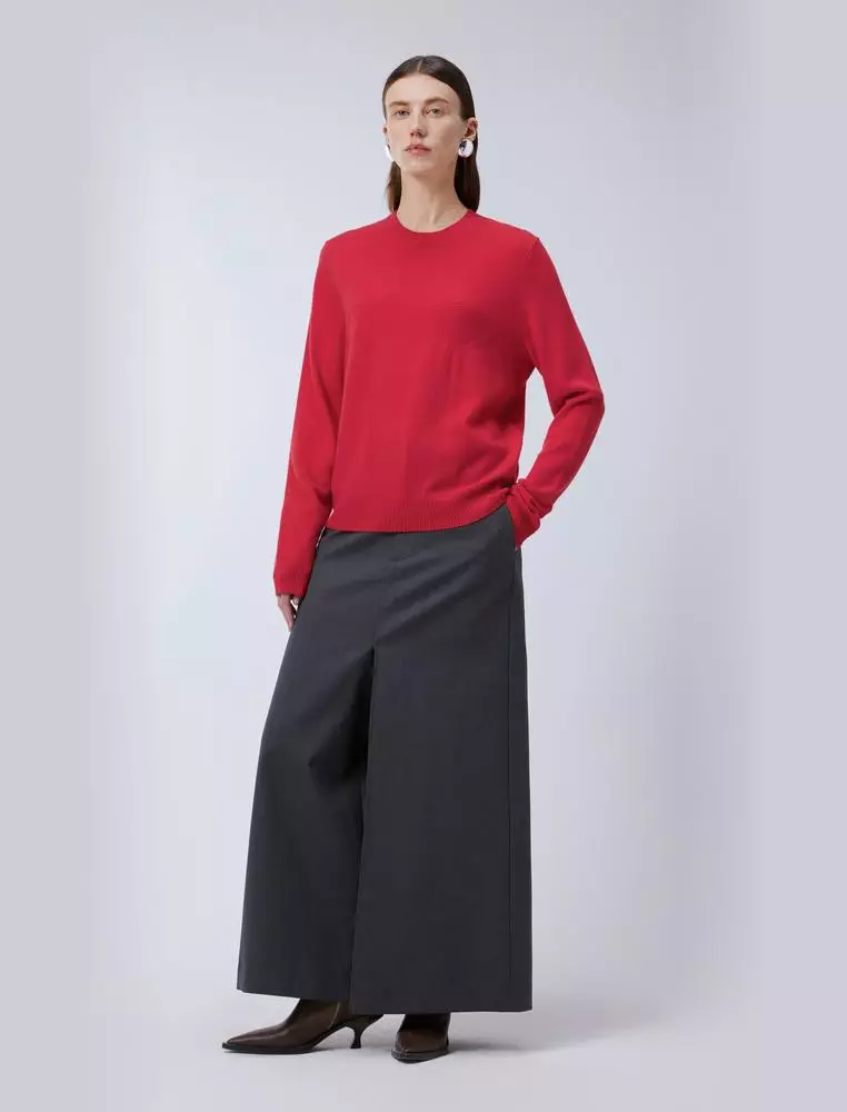 Long Sleeve Pullover Cashmere Sweater