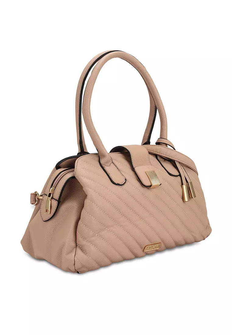 Buy Unisa Quilted Convertible Top Handle Bag Online ZALORA Malaysia