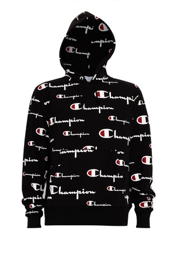 Shop Champion All Over Print Reverse Weave Hoodie Online On Zalora