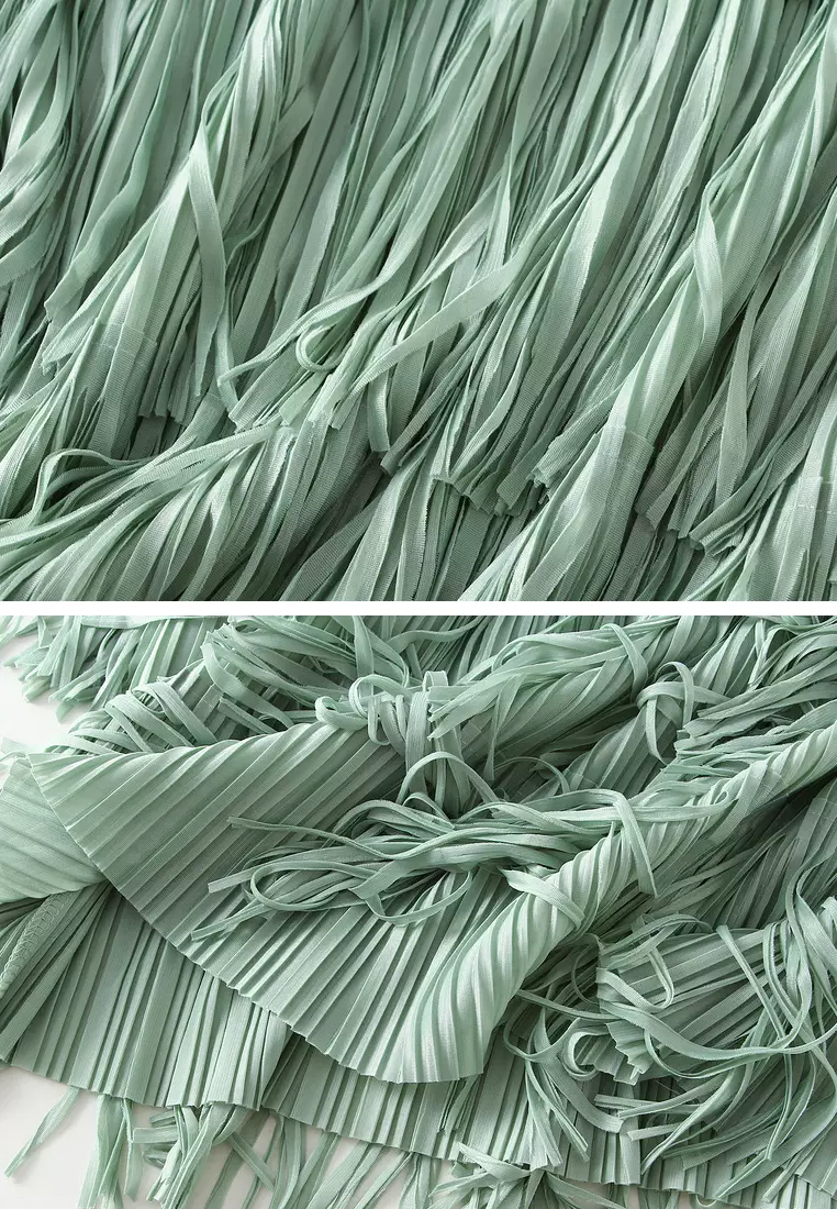 Tassel Tulle Tiered Skirt AF0666