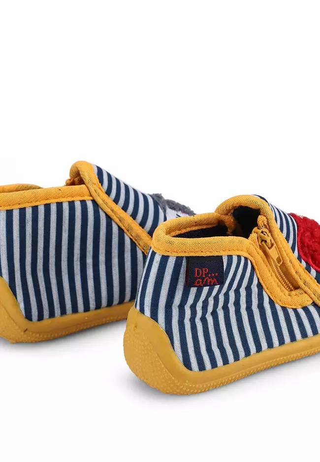 Grey Striped Sheep Motif Baby Walker