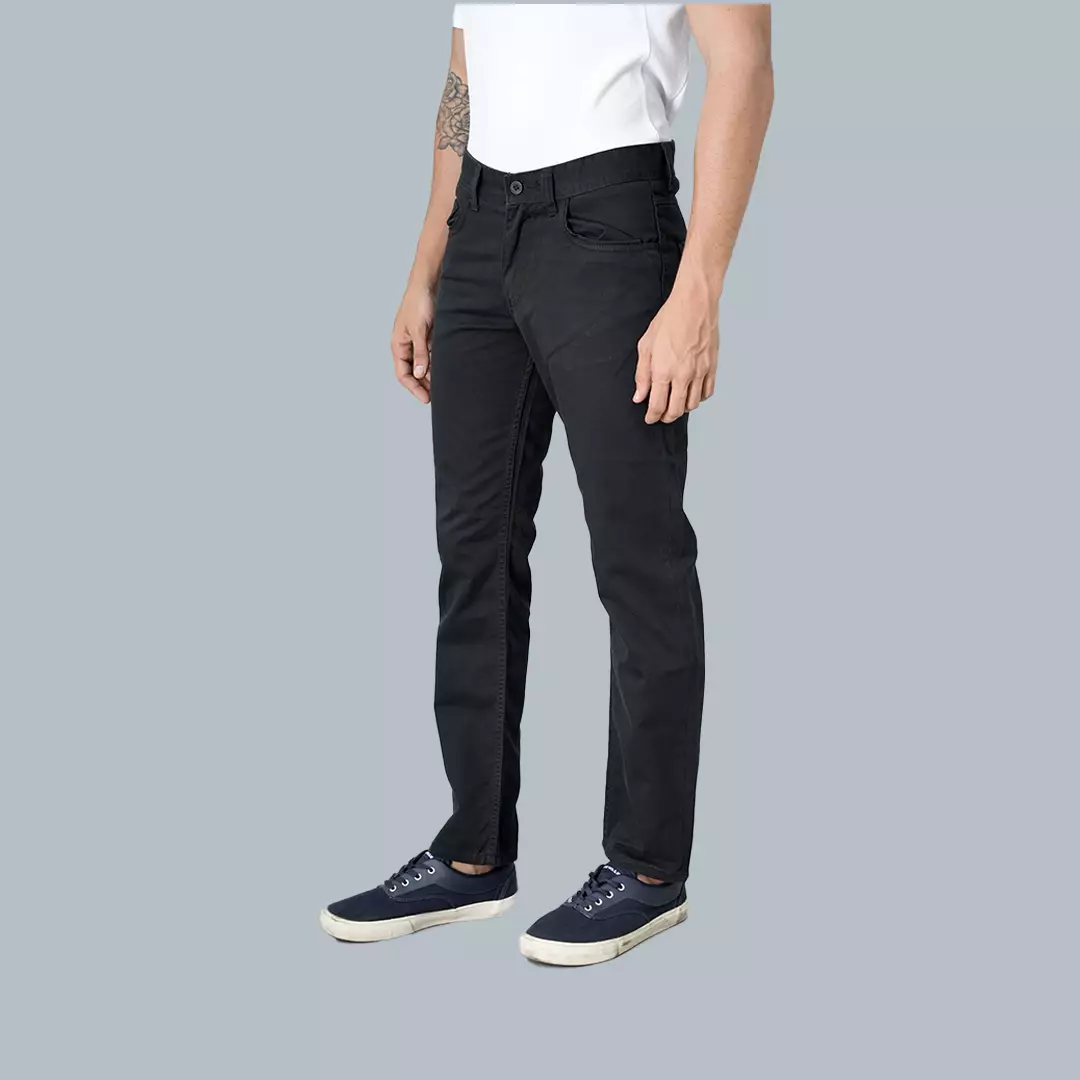 LGS - Celana Panjang Chinos - Double Pocket - Hitam - Regular Fit - CCT.787.054.003.C