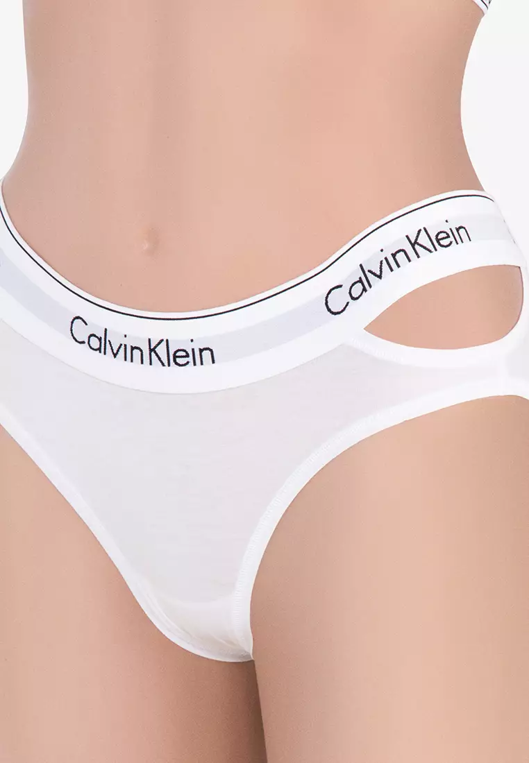white calvin klein knickers