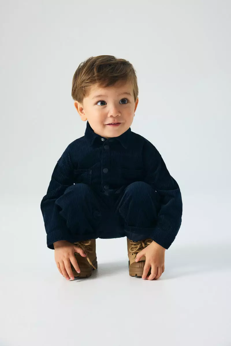 Cotton corduroy trousers
