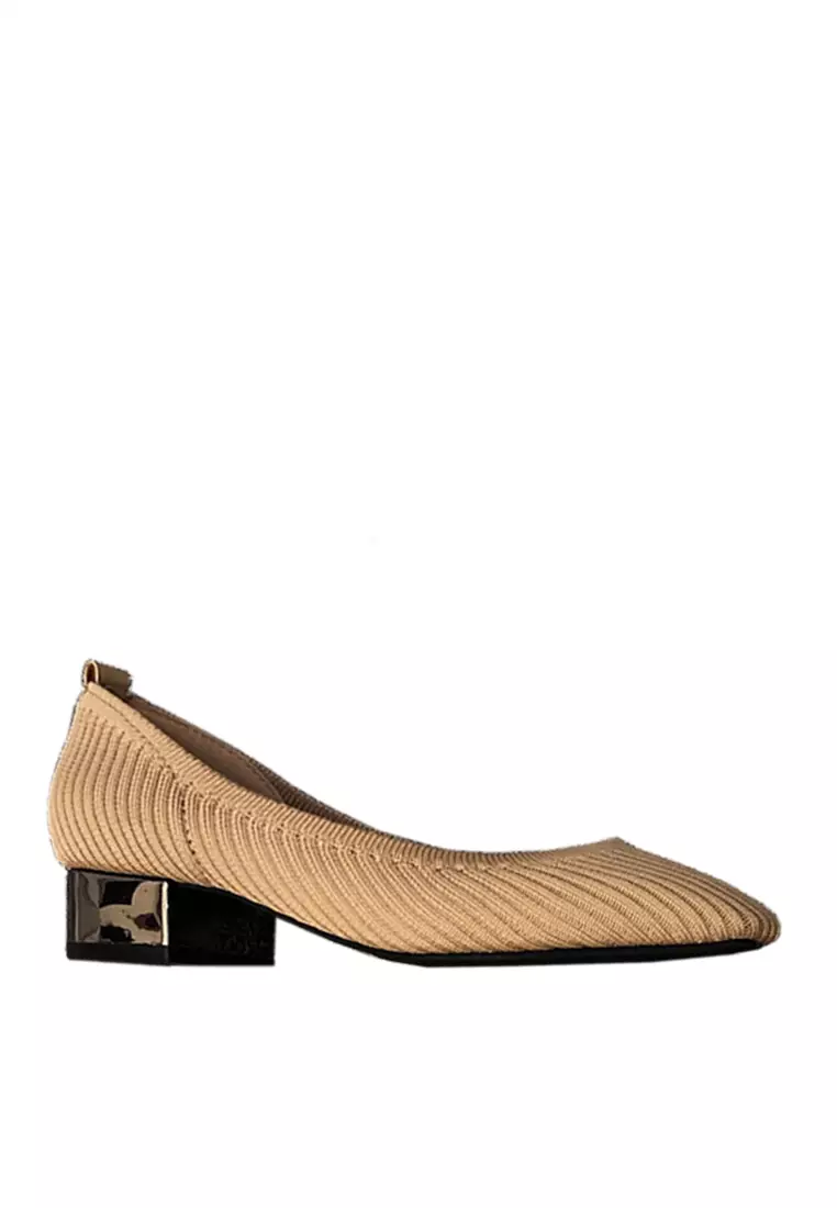 Discount on Twenty Eight Shoes  shoes - SKU: Trendy Knitted Fabric Low Heels Vl6581