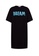 URBAN REVIVO black Printed T-Shirt Dress B9726AA6FDF7FBGS_5