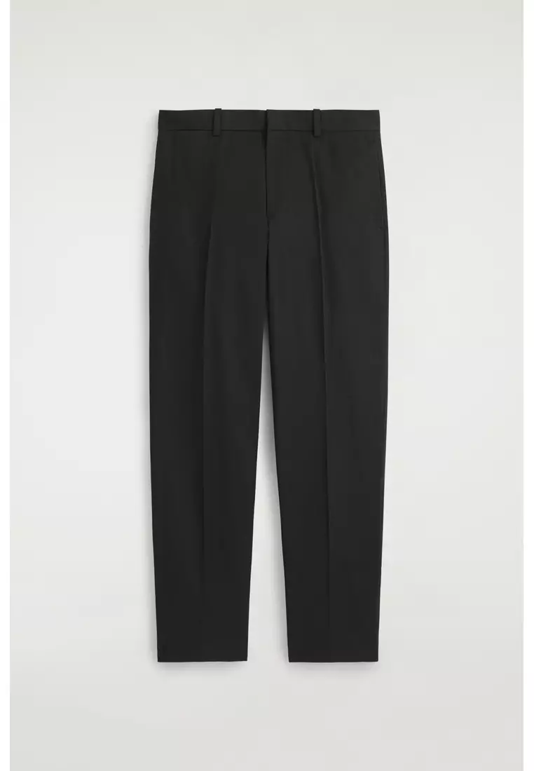 COTTON REGULAR-FIT STRAIGHT-LEG CHINOS