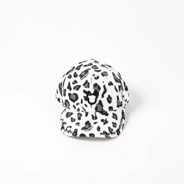 Topi LIFE WORK RADOG HEAD OUTLINE LEOPARD BLACK WHITE CAP 100% ORIGINAL - OS ADJUST
