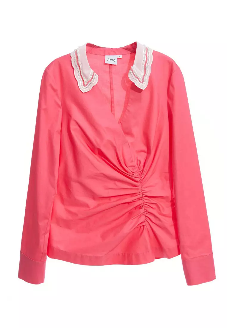 Asymmetric Fitted Blouse