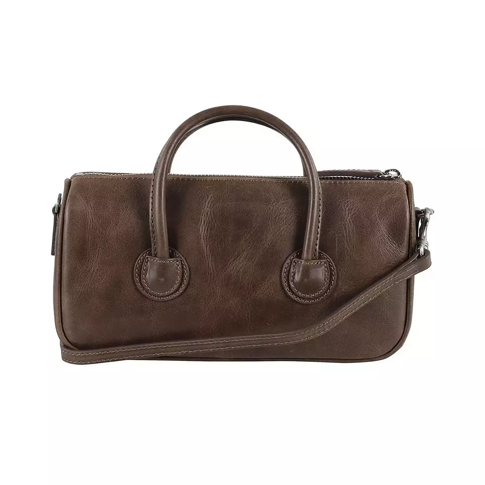 Jual Marge Sherwood Zipper Small Shoulder Bag Washed Brown