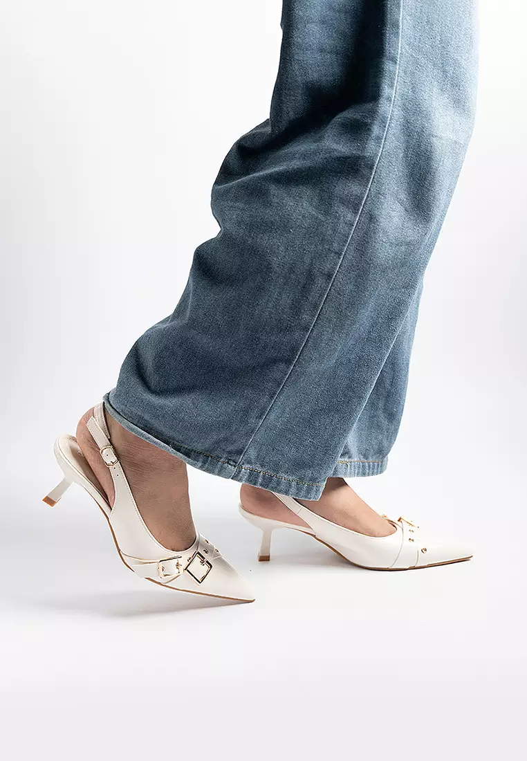 Winston Belt Flared Heels